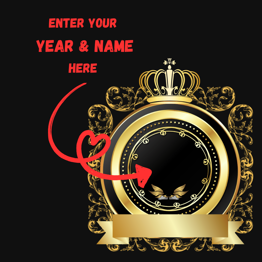 Birth Year Golden Frame
